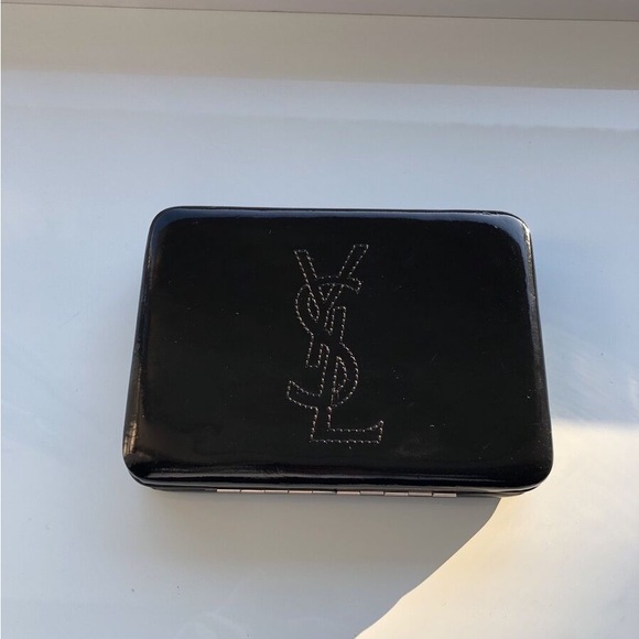 Yves Saint Laurent Handbags - NWT Yves Saint Laurent YSL Black Patent Clutch Bag
